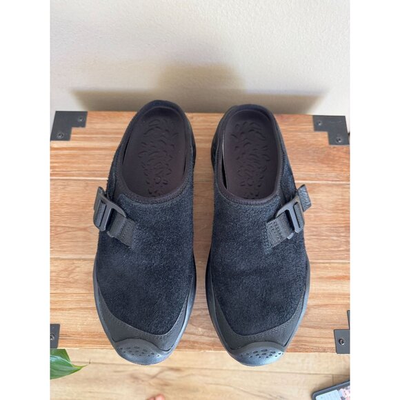 Hoka One One ORA Primo EXT All Black Suede Slip-On Mule Sneaker Clogs Size 8.5 - Picture 4 of 15